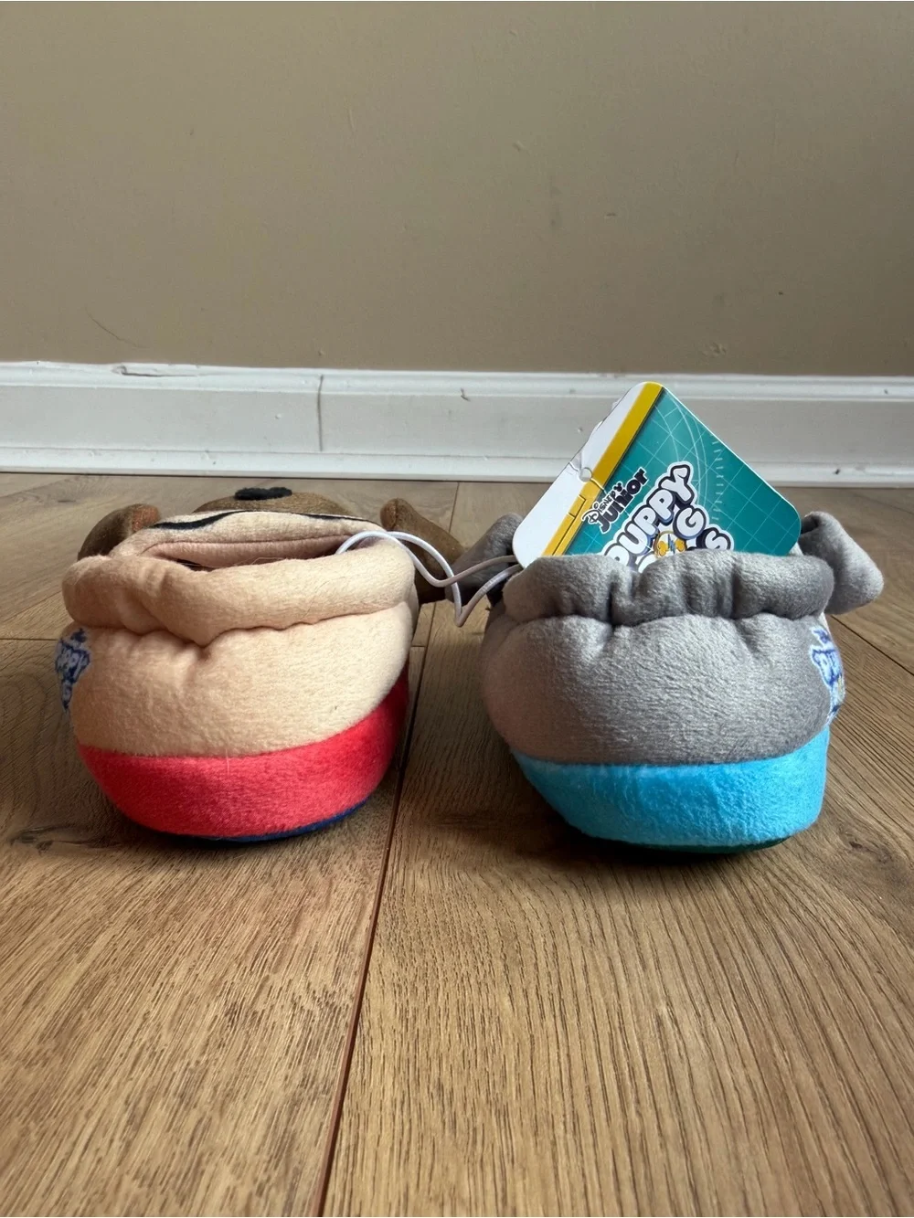 Disney Puppy Dog Pals Slippers for Baby/Toddler Size 5/6 Bingo & Rolly